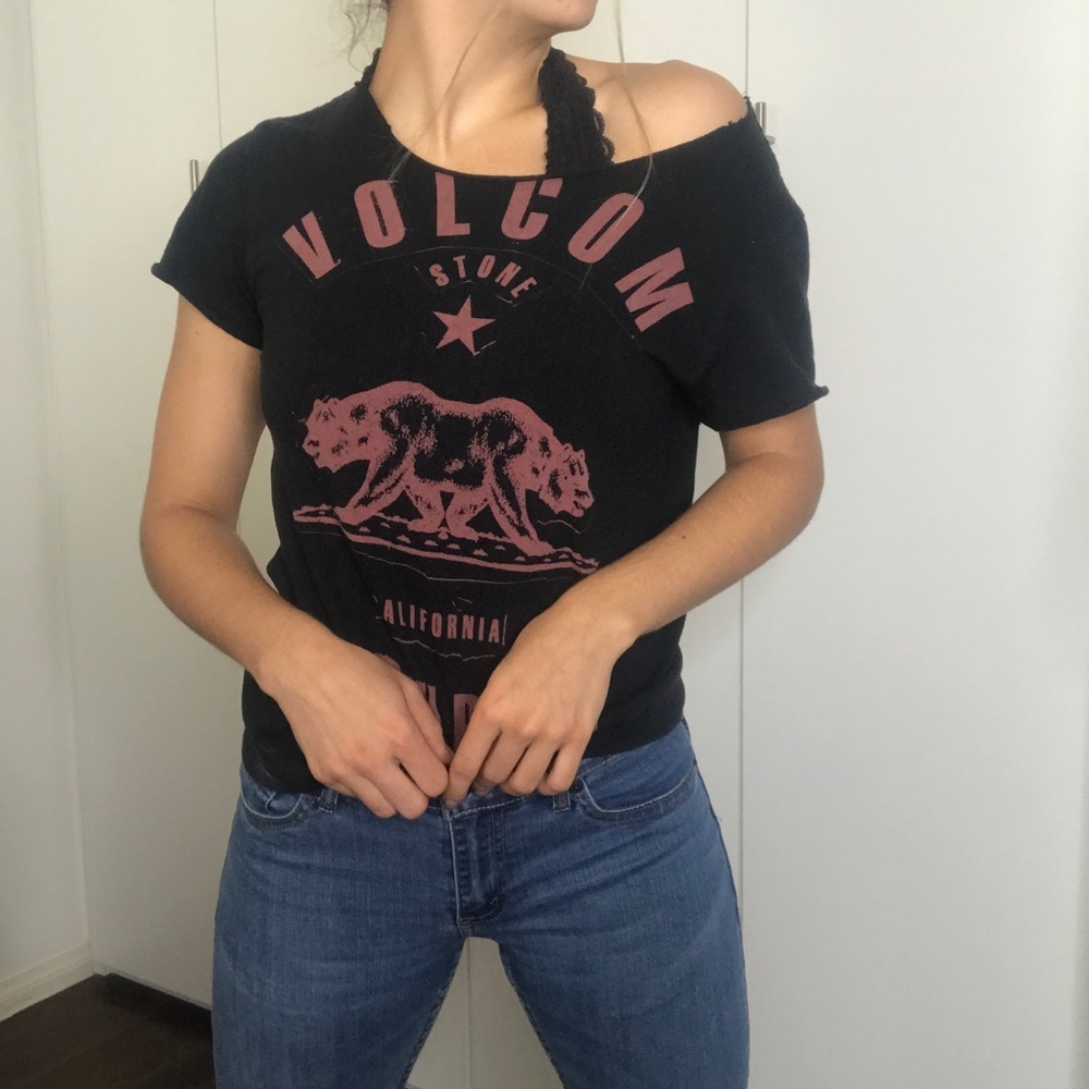 Volcom off the shoulder top